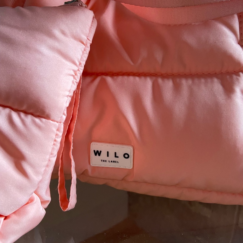 Wilo Coral Quilted Women's Tote Bag Set - Picture 3 of 6
